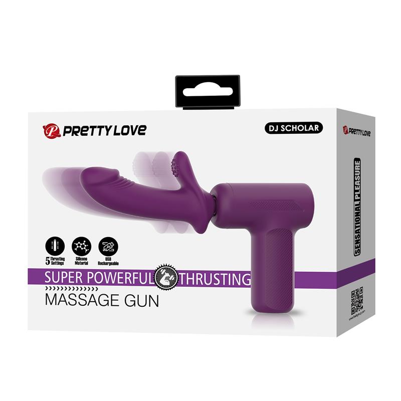 PRETTYLOVE - DJ SCHOLAR THRUSTING GUN 5 MODES PURPLE