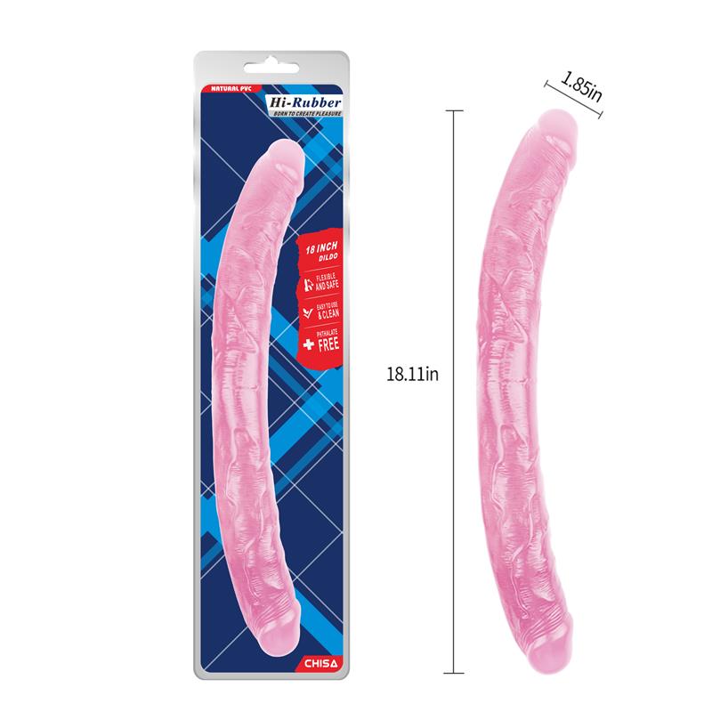 CHISA - DOUBLE DILDO 18 - 46CM PINK