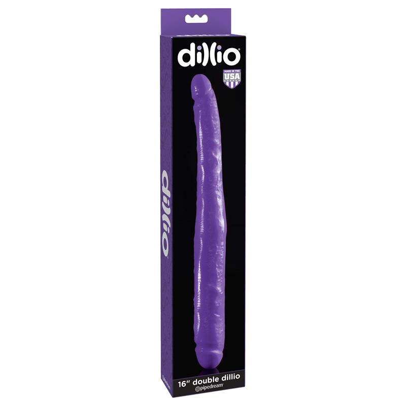 DILLIO - DOUBLE DILDO 40,6 CM PURPLE