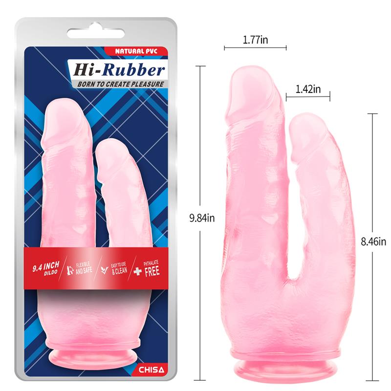 CHISA - DOUBLE DILDO 9.4 - 25CM PINK