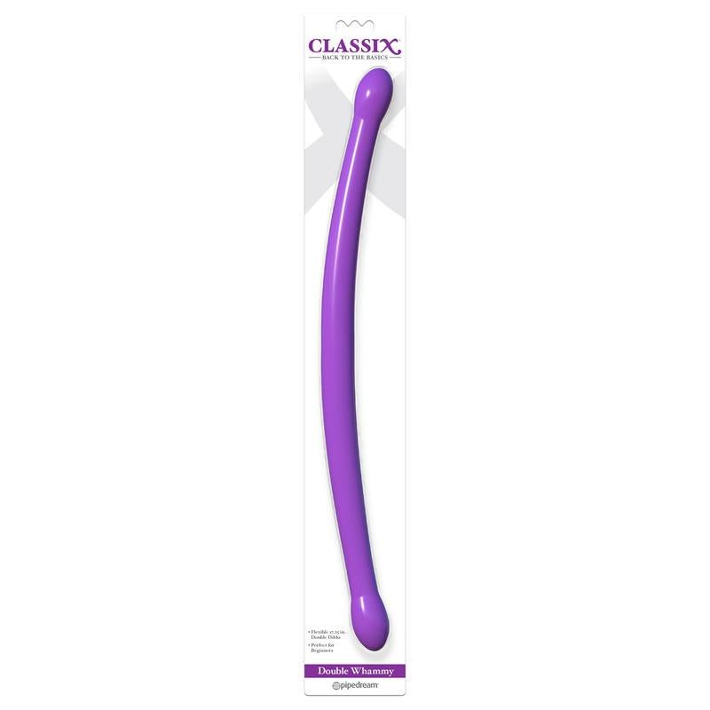 CLASSIX - DOUBLE DILDO WHAMMY PURPLE