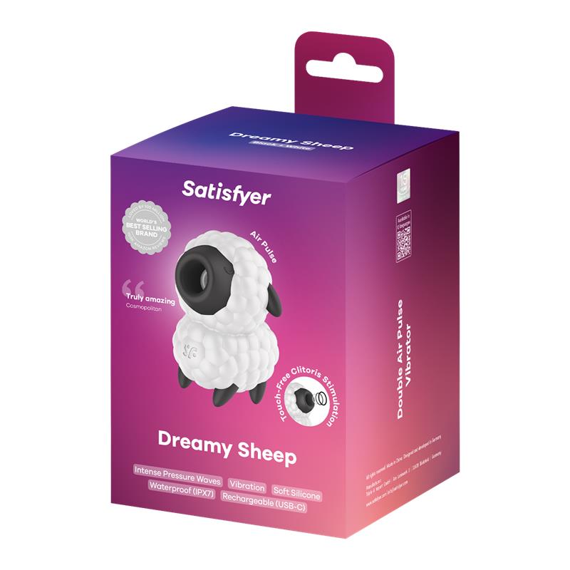 SATISFYER - DREAMY SHEEP CLITORIS SUCKER WITH VIBRATION