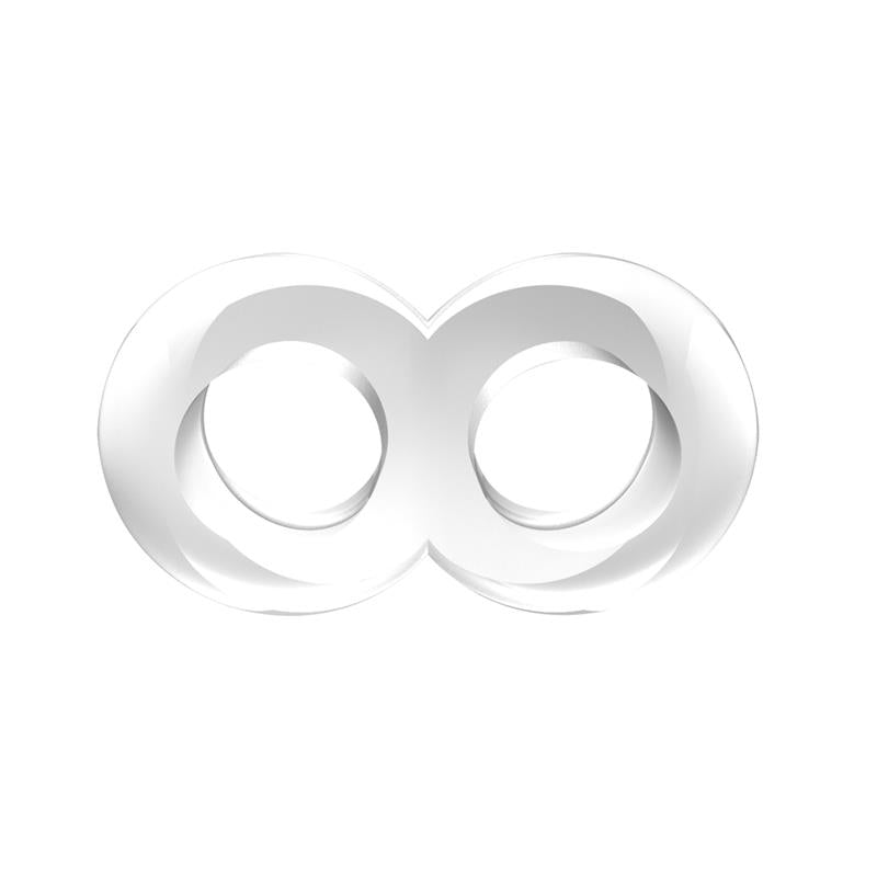 CHISA - DUO COCK 8 BALL RING-CLEAR