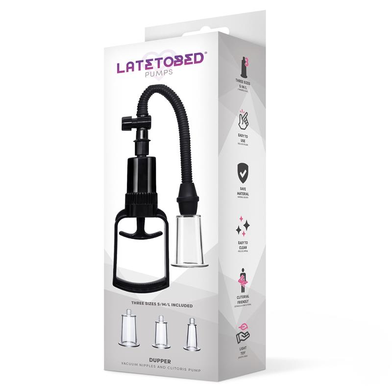 LATETOBED - DUPPER CLITORIS AND NIPPLE MANUAL PUMP 3 CUPS