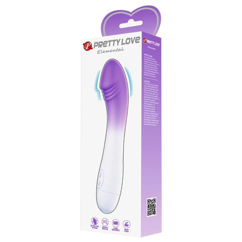 PRETTYLOVE - ELEMENTAL G SPOT VIBRATOR PURPLE GRADIENT