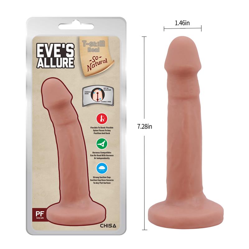 CHISA - EVES ALLURE DUAL-DENSITY DILDO 18.5CM
