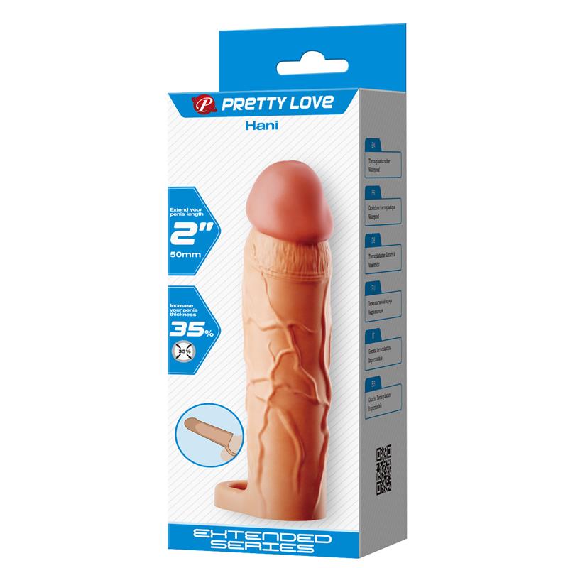 PRETTY LOVE - CHANE PENIS EXTENDER COVER FLESH
