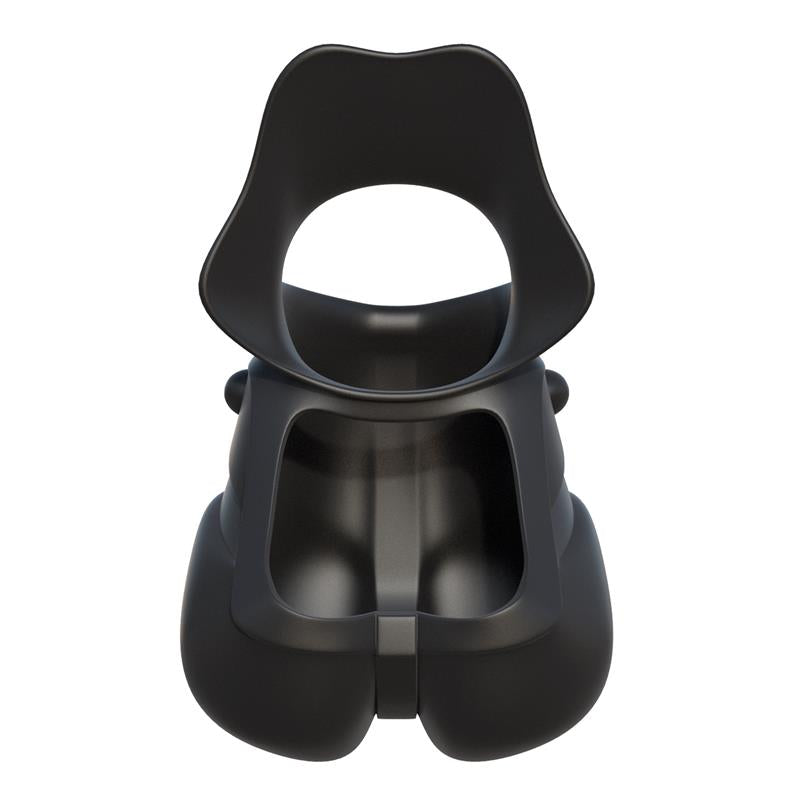 FANTASY C-RINGZ - ANILLO CON PROTECCIÓN DE TESTÍCULOS COLOR NEGRO