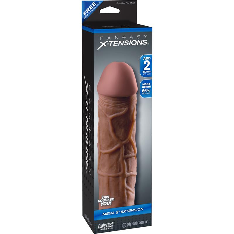 FANTASY X-TENSIONS - FANTASY X-TENSIONS MEGA 5,1 CM EXTENSION - BROWN