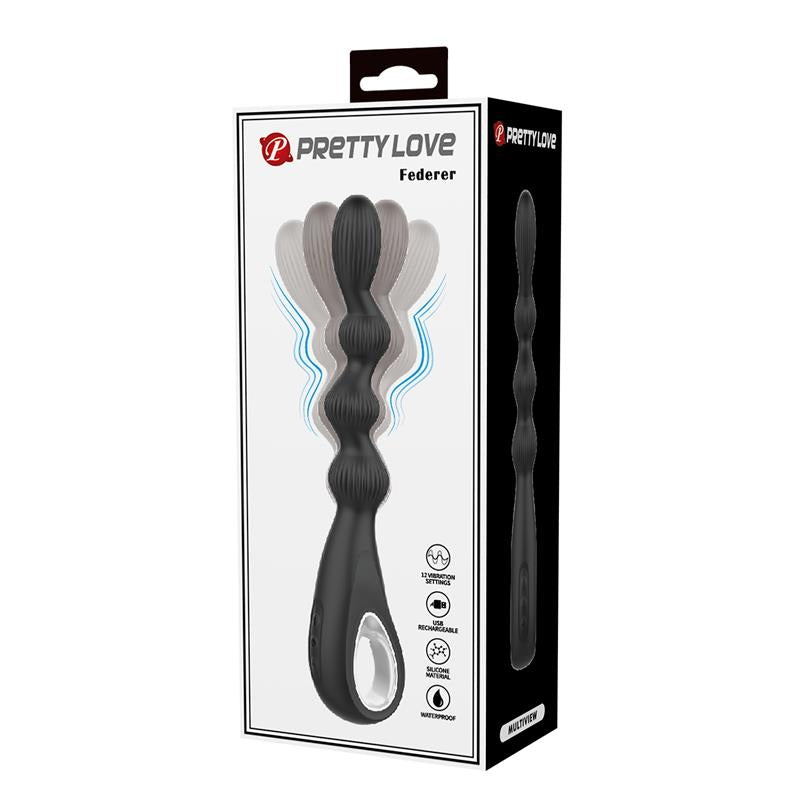 PRETTYLOVE - FEDERER ANAL STIMULATOR WITH VIBRATION