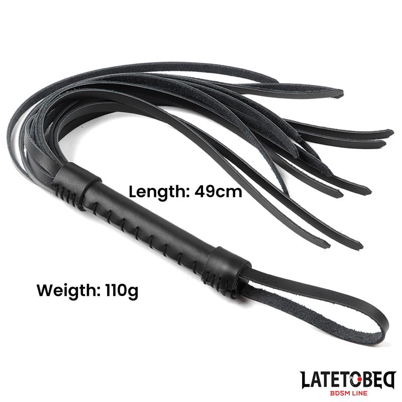 LATETOBED BDSM LINE - FLOGGER LEATHER 50 CM