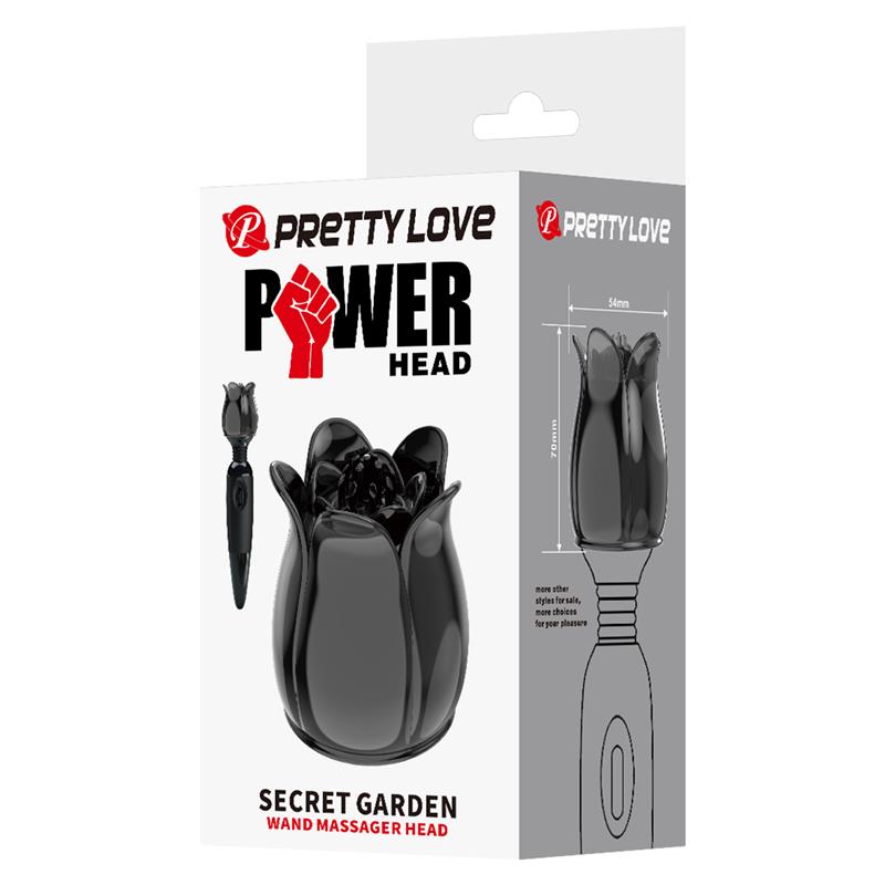 PRETTY LOVE - FLOWER WAND POWER WAND MASSAGER HEAD