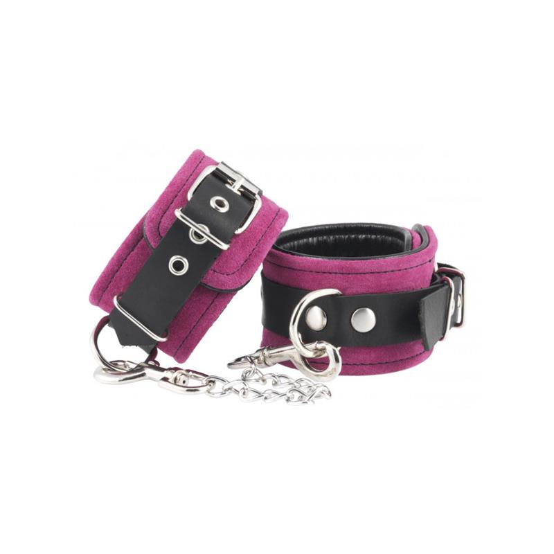 BONDAGE PLAY - FOOT CUFFS-ADJUSTABLE