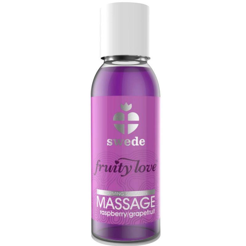 SWEDE - FRUITY LOVE MASSAGE OIL RASPBERRY AND GRAPEFRUIT 50 ML