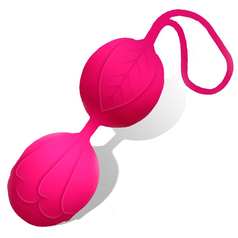 LATETOBED - GEISHA DOUBLE KEGEL BALLS ROSE RED 70 GR