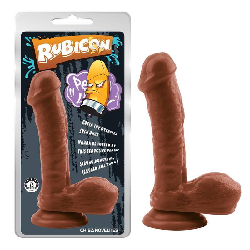 CHISA - GENTLE DILDO 7.5 - 19CM BROWN