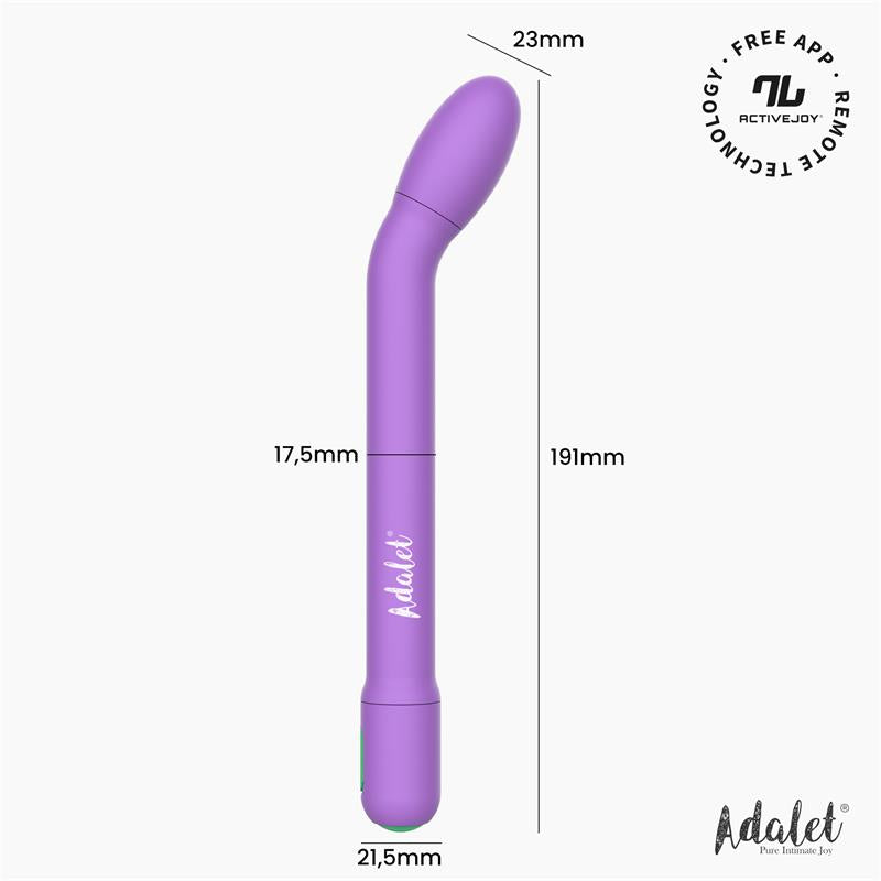 ADALET - GENTLY G-POINT VIBRATOR WITH APP LAVENDER