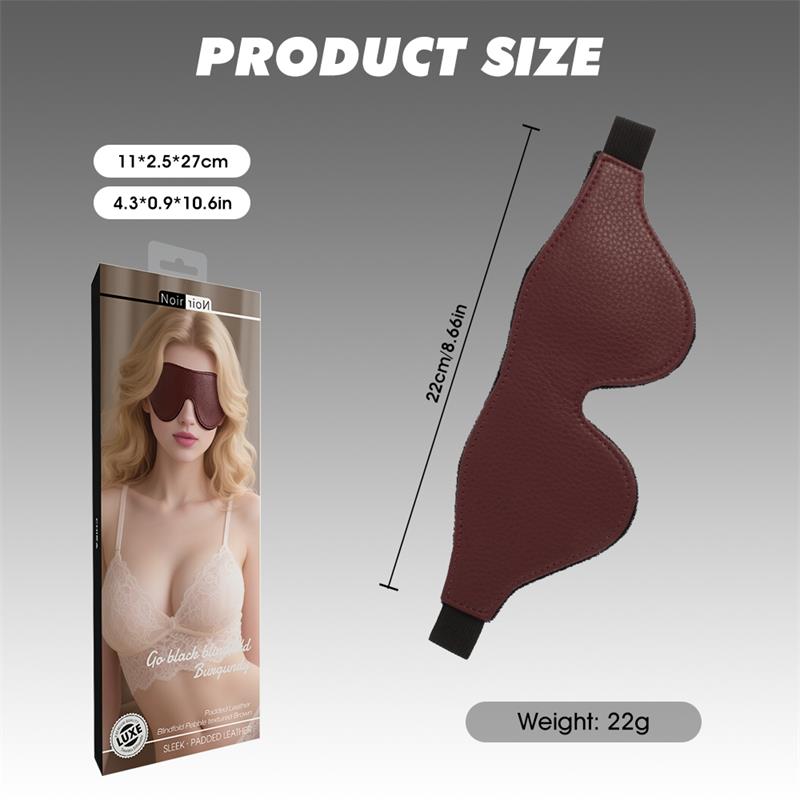CHISA - GO BLACK BLINDFOLD BURGUNDY