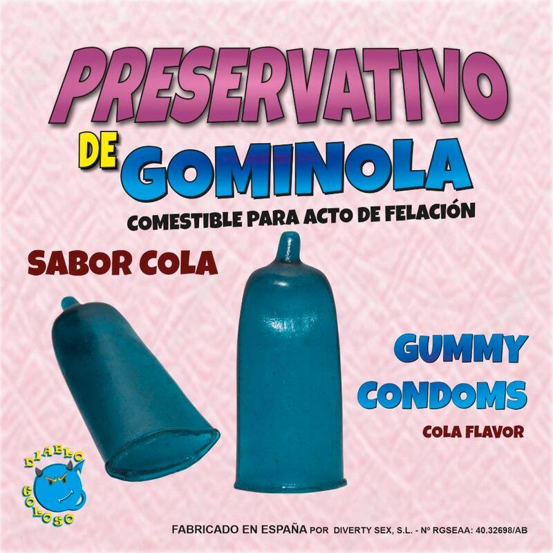 DIVERTY SEX - GYMMU CONDOM COLA FLAVOR
