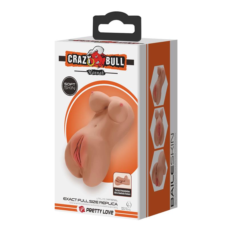 CRAZY BULL - HANNA MASTURBATOR VAGINA AND ANUS