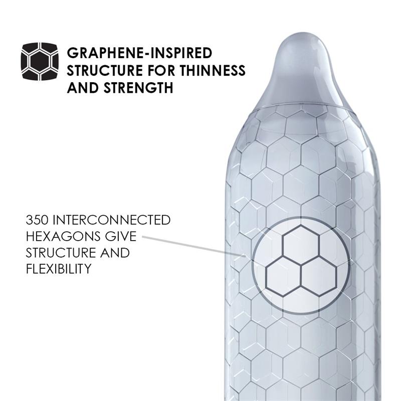 LELO - HEX RESPECT XL CONDOMS 3 PACK