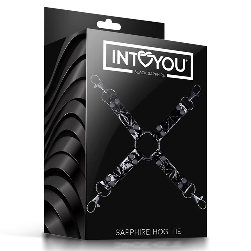 BLACK SAPPHIRE - HOG TIE SAPPHIRE VEGAN LEATHER