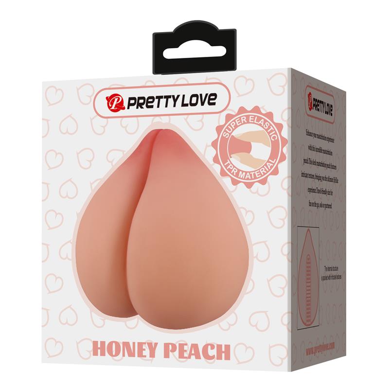 PRETTYLOVE - HONEY PEACH-SHAPED MALE MASTURBATOR