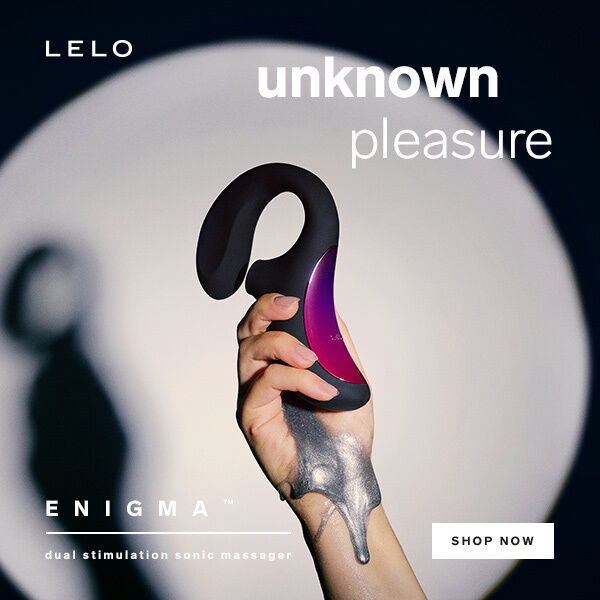 LELO - ENIGMA MASajeador de estimulación de doble succión negro