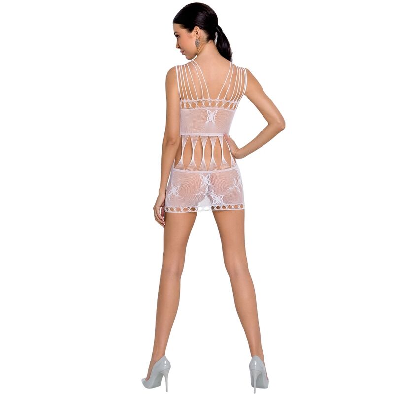 PASIÓN - BODYSTOCKING BLANCO PARA MUJER BS090 TALLA ÚNICA