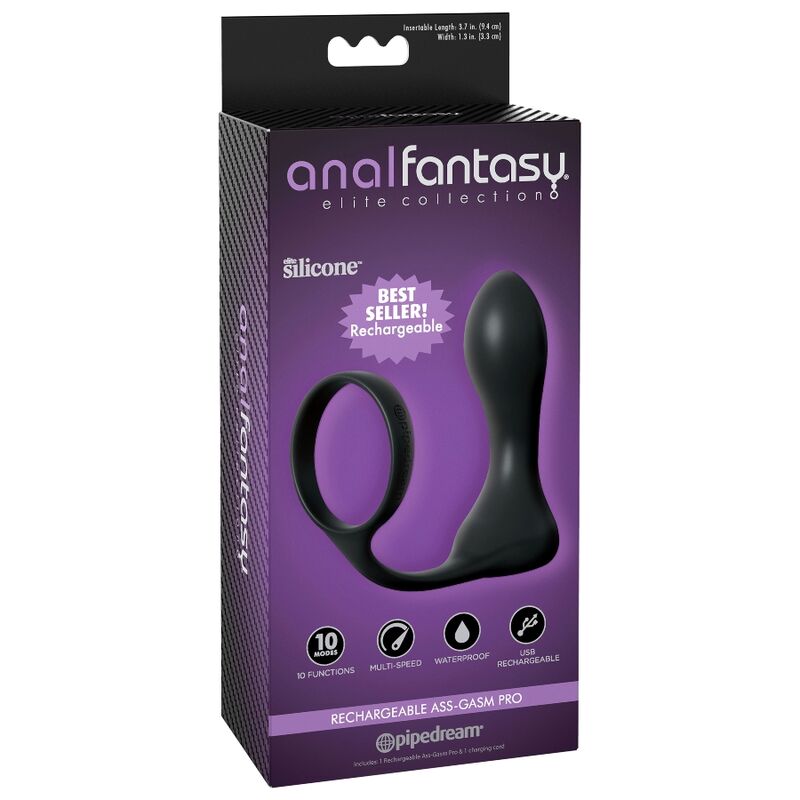 COLECCIÓN ANAL FANTASY ELITE - RECHARGEABLE ASS-GASM PRO