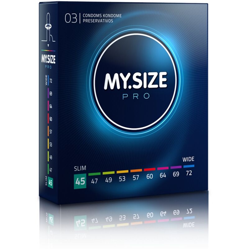 MY SIZE - PRÉSERVATIFS 45 MM 3 UNITÉS