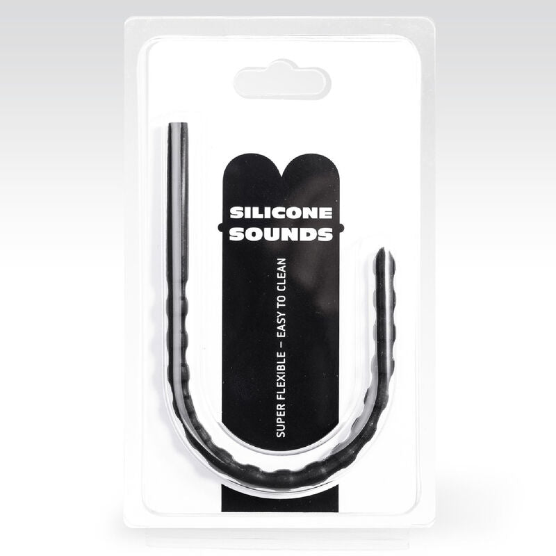 TODO NEGRO - SONDA URETRAL DE SILICONA DE 8/10 MM