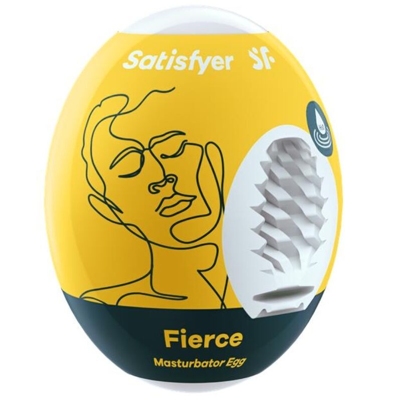 SATISFYER - MASTURBADOR HUEVO FIERCE