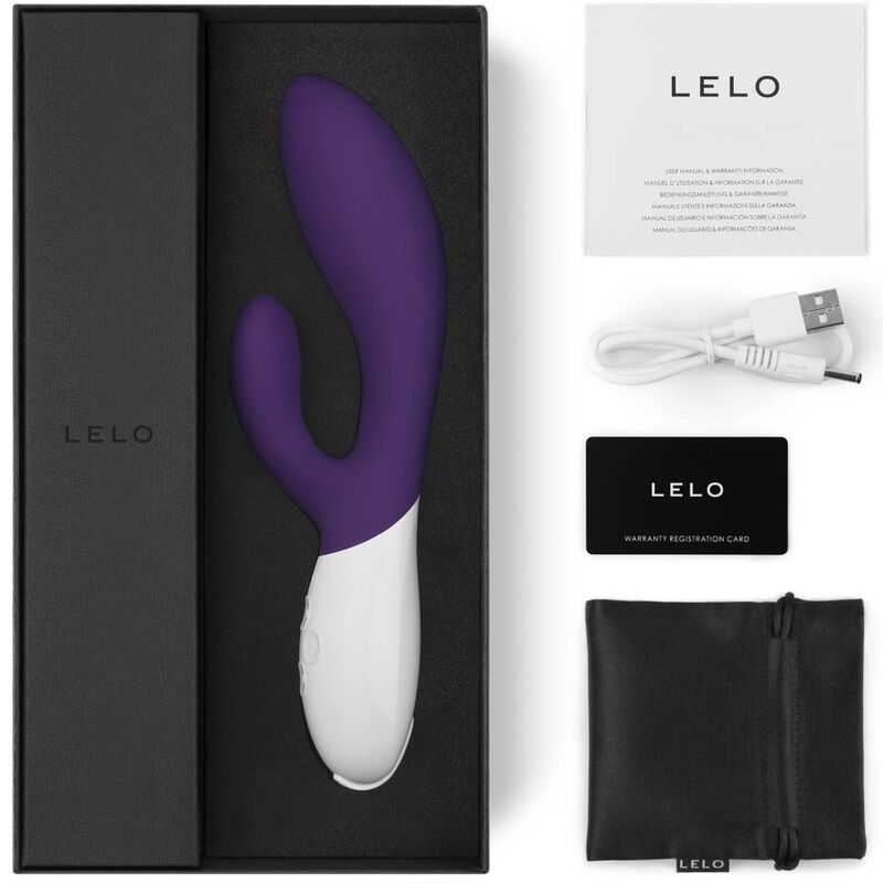 LELO - INA WAVE 2 VIBRADOR DE LUJO CON MOVIMIENTO ESPECIAL LILA