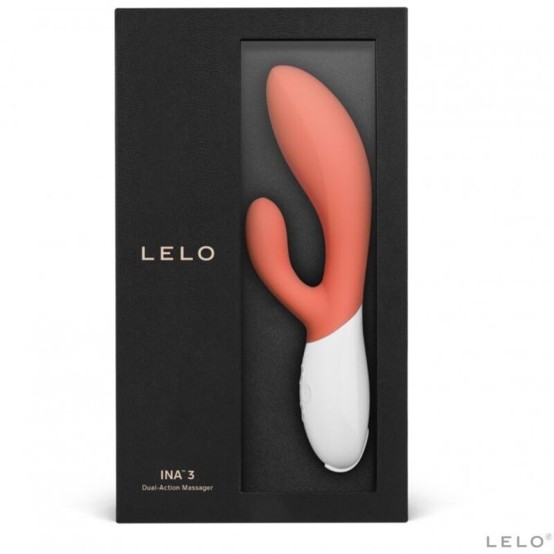 LELO - INA 3 VIBRADOR TIPO CONEJO DE LUJO COLOR CORAL
