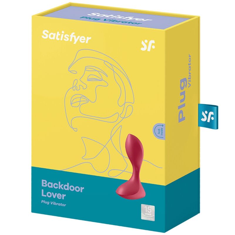 SATISFYER - VIBRADOR ANAL BACKDOOR LOVER ROJO