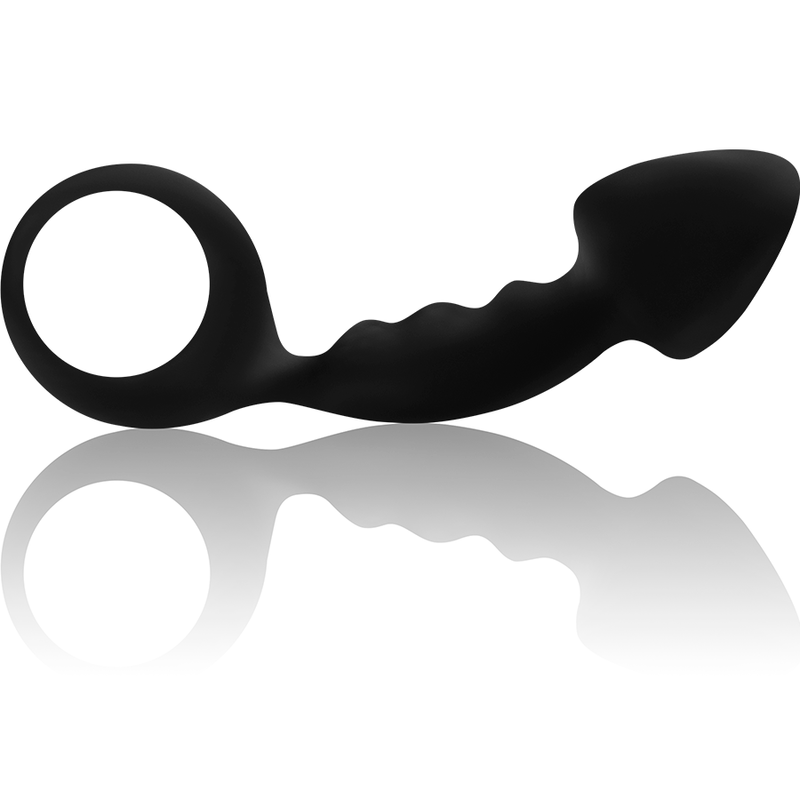 OHMAMA - TAPÓN ANAL ACANALADO CON ANILLO