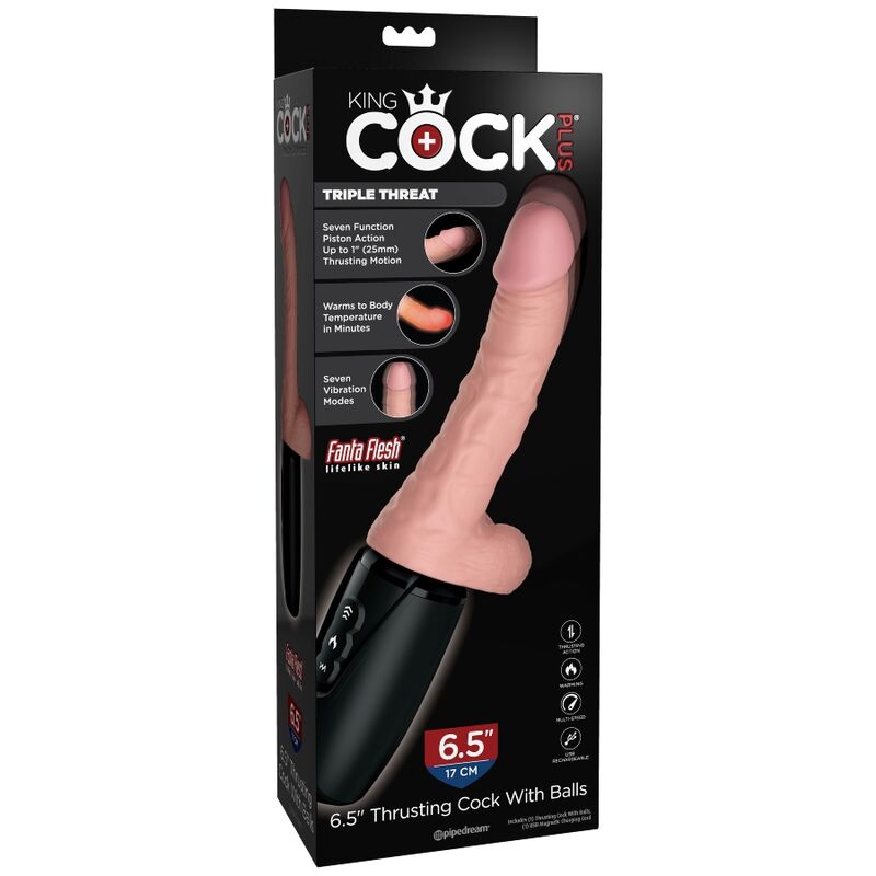 KING COCK - TRIPLE MENACE PEAU CLAIRE