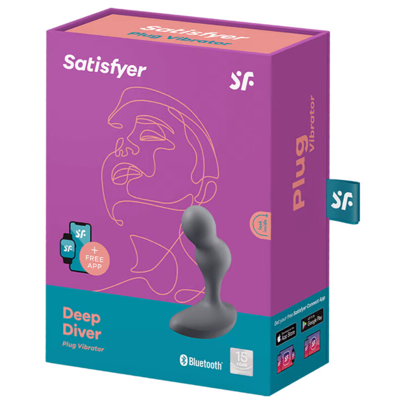 SATISFYER - DEEP DIVER VIBRATING PLUG APP