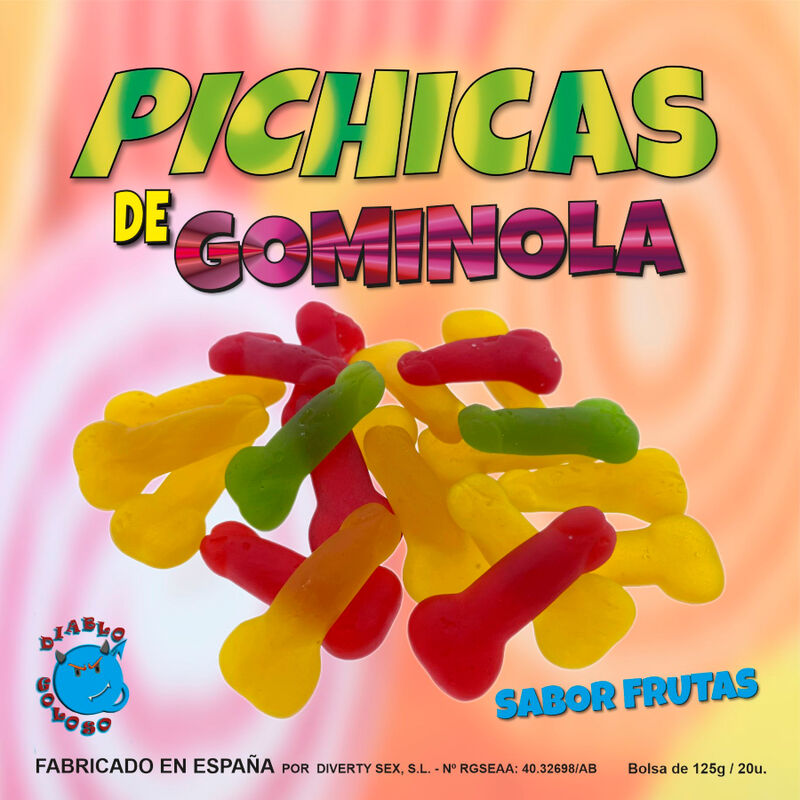 DIABLO GOLOSO - GOMITAS DE FRUTA EN GAJOS