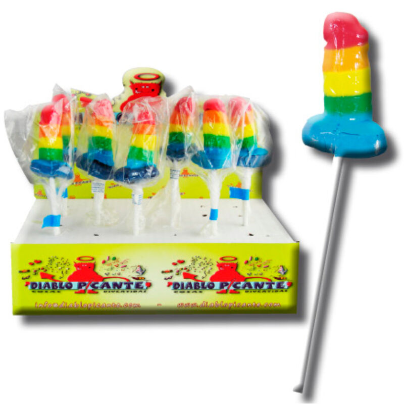 FIERTÉ - SUCETTE GUMMY PÉNIS LGBT