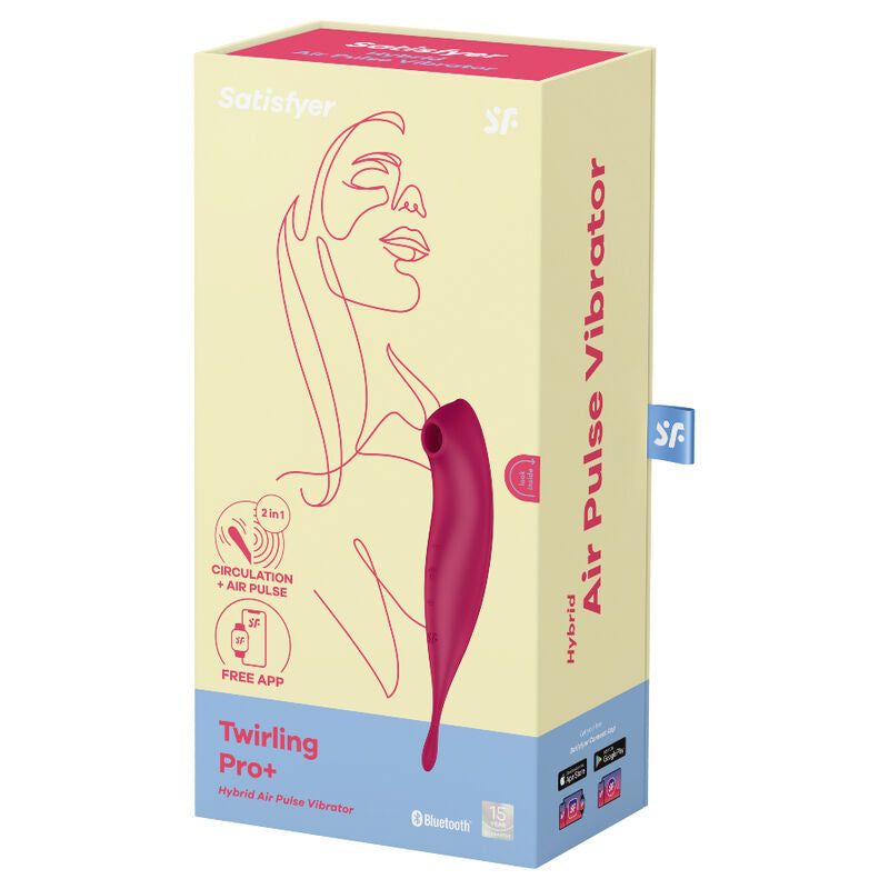 SATISFYER - TWIRLING PRO+ AIR PULSE STIMULATOR & VIBRATOR APP