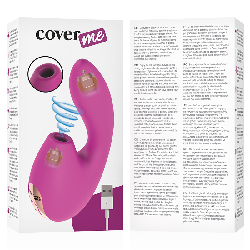 COVERME - SUCEUR CLITORIDIEN ET VIBREUR STIMULATEUR POINT G PUISSANT