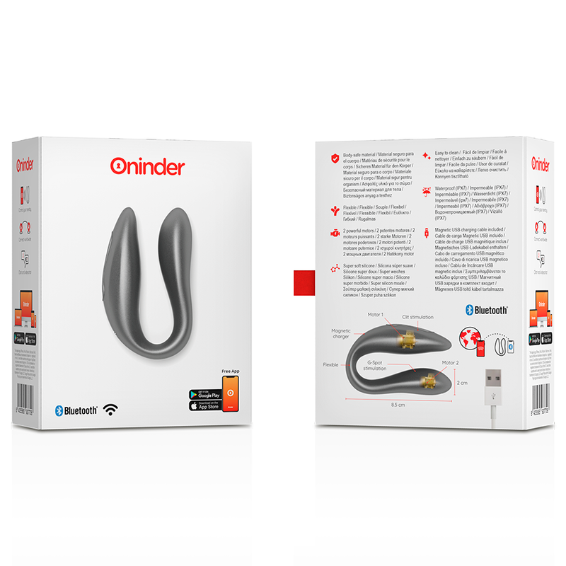 ONINDER - LISBOA G-POINT & CLITORIS STIMULATOR - FREE APP
