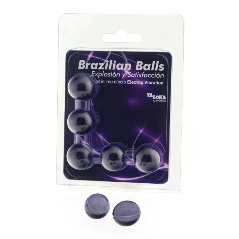 TALOKA - 5 BILLES BRÉSILIENNES EFFET VIBRANT ÉLECTRIQUE GEL EXCITANT