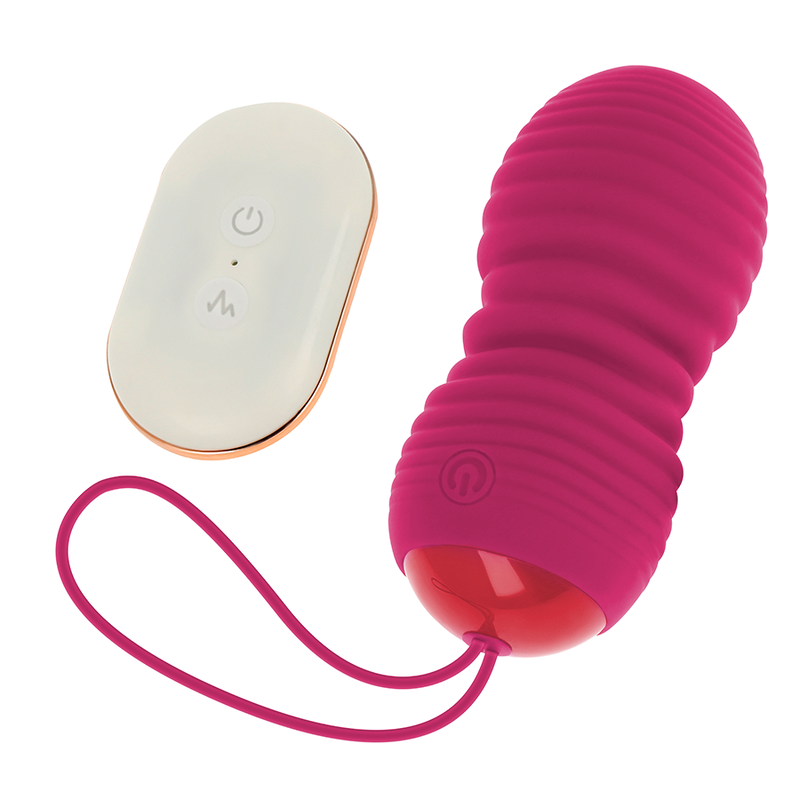 OHMAMA - ŒUF TÉLÉCOMMANDÉ 7 MODES HAUT ET BAS ROSE