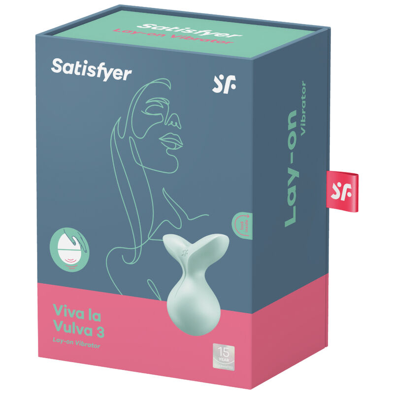 SATISFYER - VIBRADOR DE APOYO VIVA LA VULVA 3 VIOLETA