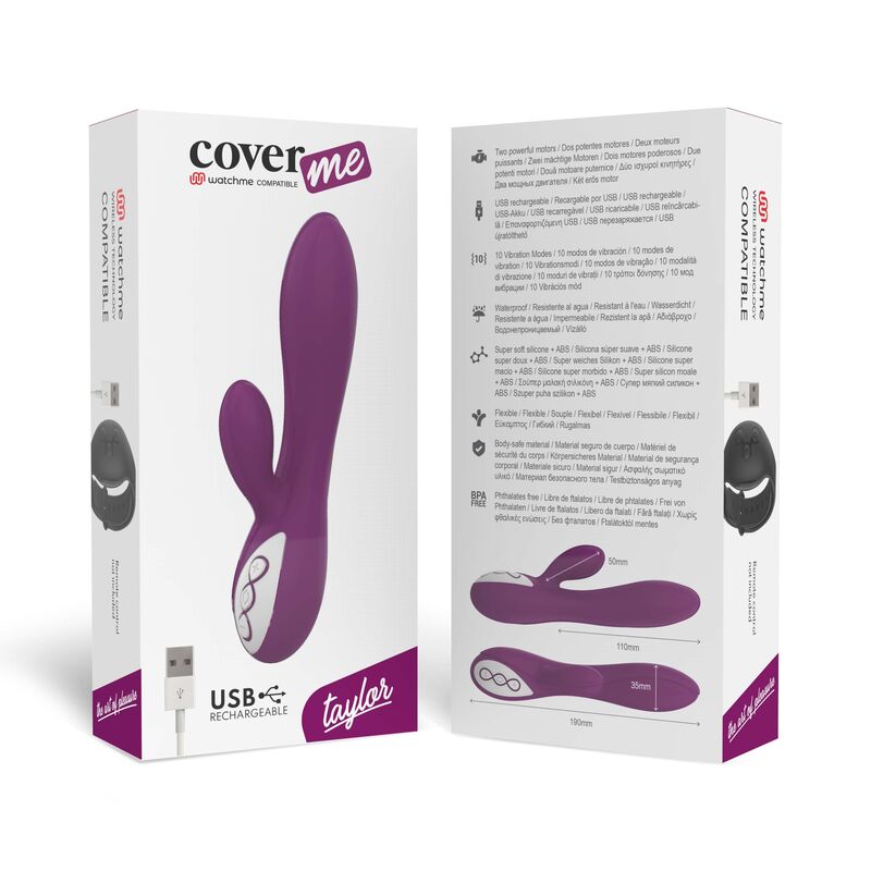 COVERME - VIBREUR TAYLOR + TÉLÉCOMMANDE WATCHME