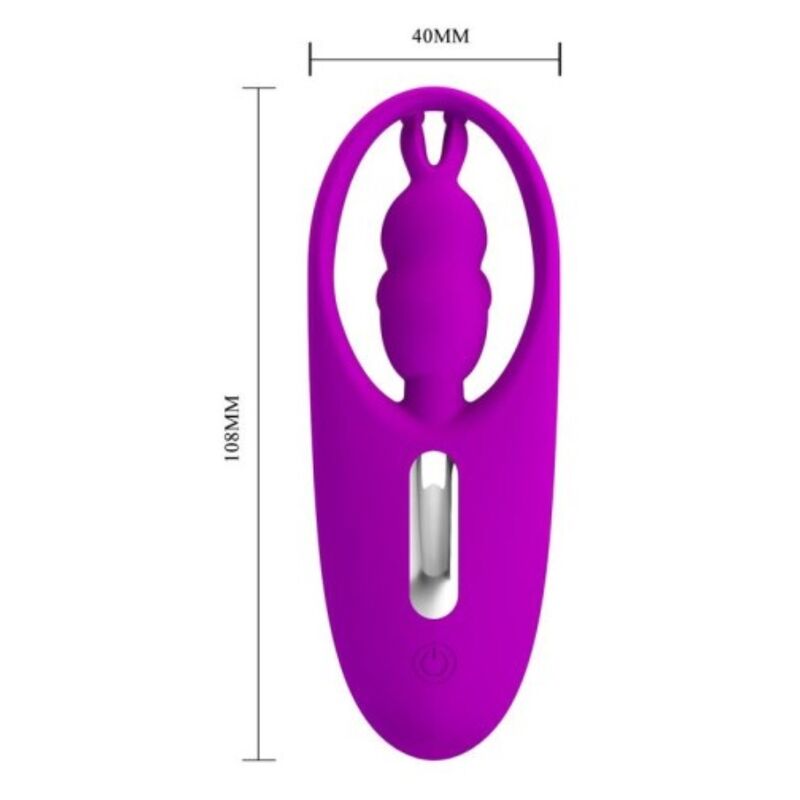 PRETTY LOVE - ESTIMULADOR TIPO CONEJO PARA BRAGUITAS CON CONTROL REMOTO LILA