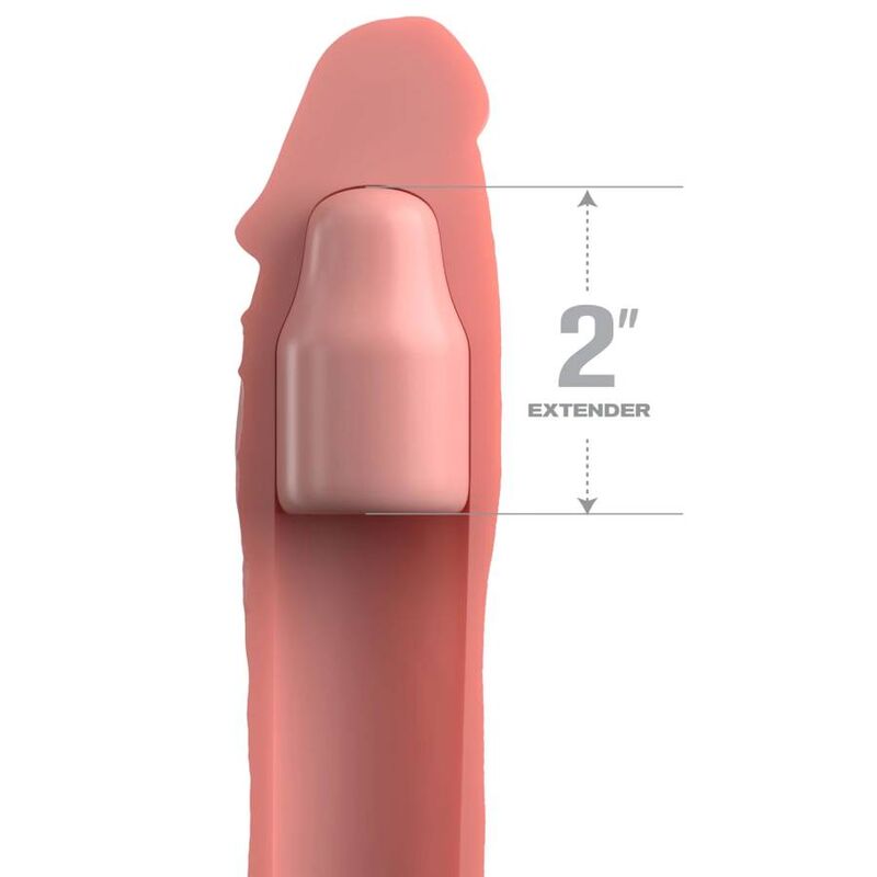 FANTASY X-TENSIONS - MANCHON PIPEDREAMS 20,32 CM + PLUG 5,00 CM EN FORME DE PÉNIS